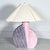 1980s Postmodern Memphis Sculptural Purple & Pink Ceramic Lamps - A Pair For Sale In Tampa - Image 6 of 13