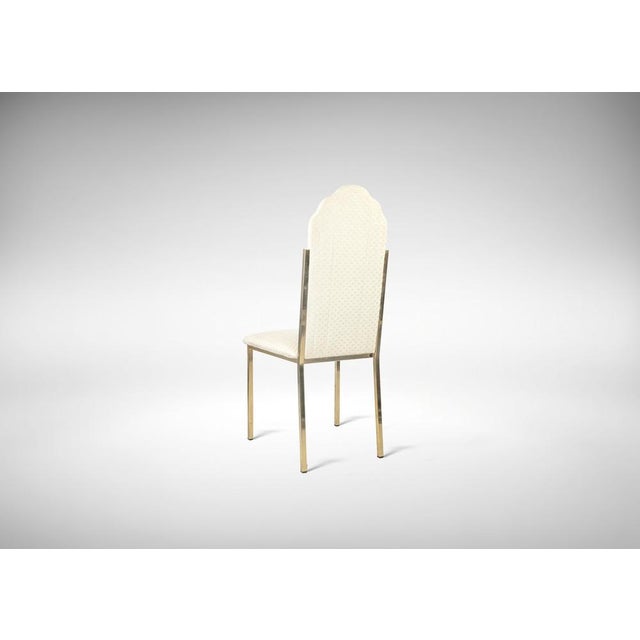 AD 026 Chairs by Alain Delon for Maison Jansen, France, 1970s, Set of 8 For Sale - Image 4 of 9