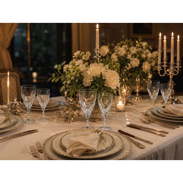 Ingeborg Lundin Vintage Orrefors “Carina” 36-Piece Crystal Stemware Service by Ingeborg Lundin, Sweden For Sale - Image 4 of 17