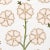 Contemporary Sample - Schumacher x Neisha Crosland Gardenia Wallpaper in Flax For Sale - Image 3 of 5