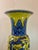 Yellow Vintage Chinese Yellow and Blue Dragon Porcelain Floor Vase, Hand Painted For Sale - Image 8 of 8