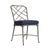 Brown Jordan Calcutta Side Chair, Mica frame with Fusion Neptune fabric For Sale - Image 12 of 12