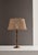 Vintage Scandinavian Table Lamp in Faux Bamboo with Rattan Shade, 1960s For Sale - Image 3 of 15