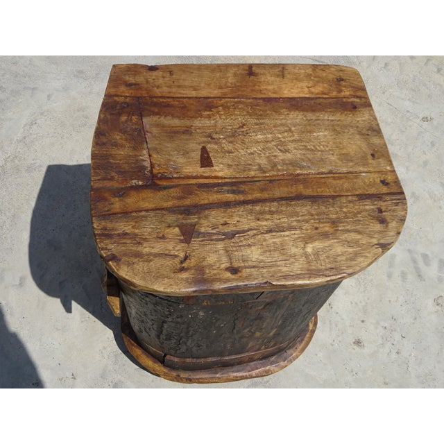 Small Cabinet in Canoe Wood and Teak, 2000s For Sale - Image 17 of 18