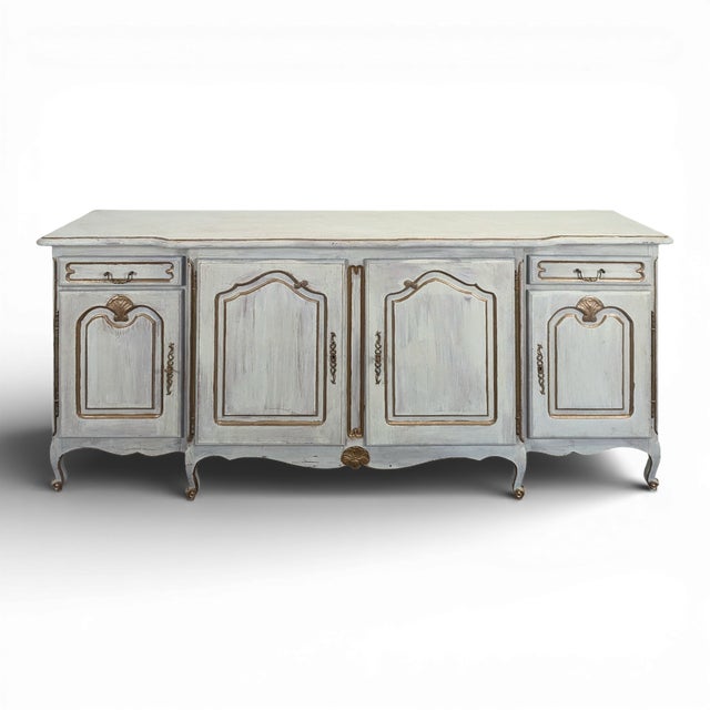 Louis XV Style Painted and Gilded Sideboard For Sale
