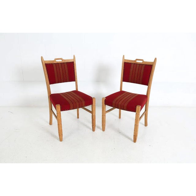 Mid-Century Modern Set 6 Danish Mid Century Modern Dining Chairs For Sale - Image 3 of 15
