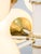 Vintage Italian Brass and Opaline 10-Arm Chandelier, 1970s For Sale - Image 4 of 18