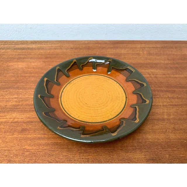 Mid-Century Wall Plaque Plate, 1960s For Sale - Image 9 of 10