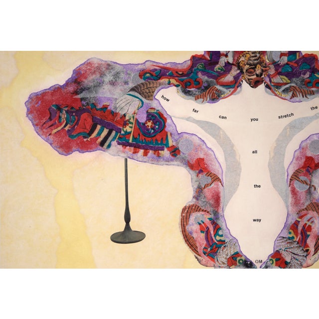 "How Far Can You Stretch the Ego?" Collage With Social Commentary by Mickey "Kano" Kane For Sale - Image 4 of 5