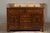 19th Century English 19th Century Oak Dresser Base with Geometric Front, Drawers and Doors For Sale - Image 5 of 12