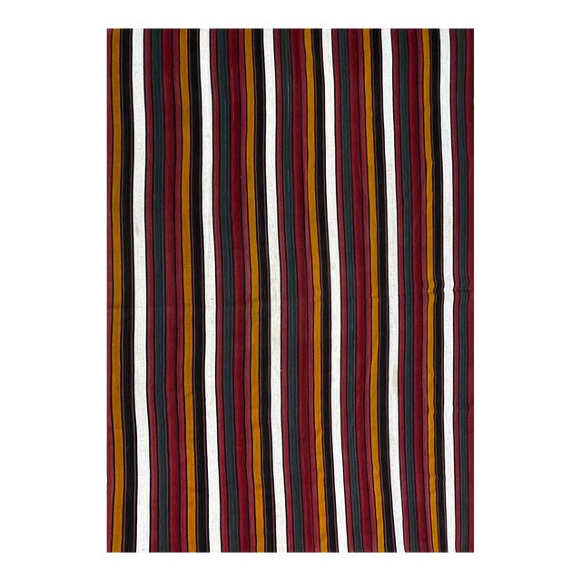 Antique Persian Jajim Kilim Persian Carpet For Sale