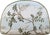 Custom Tufted Green Lounge Chair & Ottoman Set in Floral Colefax and Fowler For Sale - Image 9 of 18