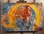Contemporary Conjuring by Christopher Clark | Mixed media on wood panel woman with flowing hair and glowing background For Sale - Image 3 of 5