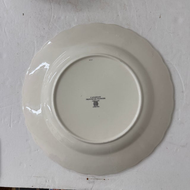 Vintage Copeland Spode Provincial flowers platter or chop plate. Measures 13” diameter.