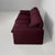 Cassina Italian Modern Burgundy Fabric Sofa by Vico Magistretti for Cassina, 1960s For Sale - Image 4 of 12