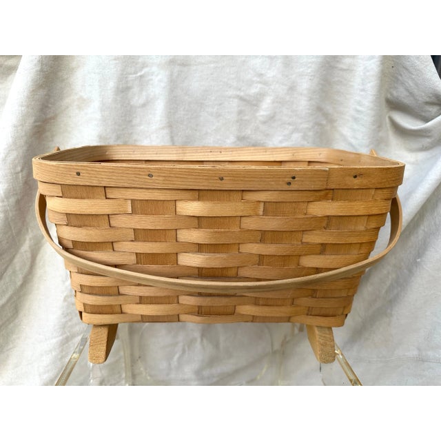 Vintage Peterboro Basket Co. Handwoven Wood Basket, great basket to add to your collection. I have an assortment of shapes...