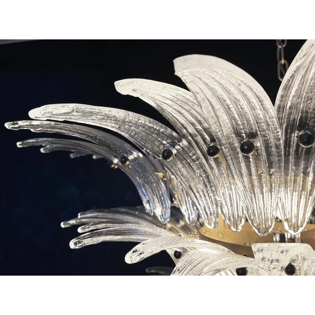 Italian Murano Glass Chandelier For Sale - Image 9 of 11