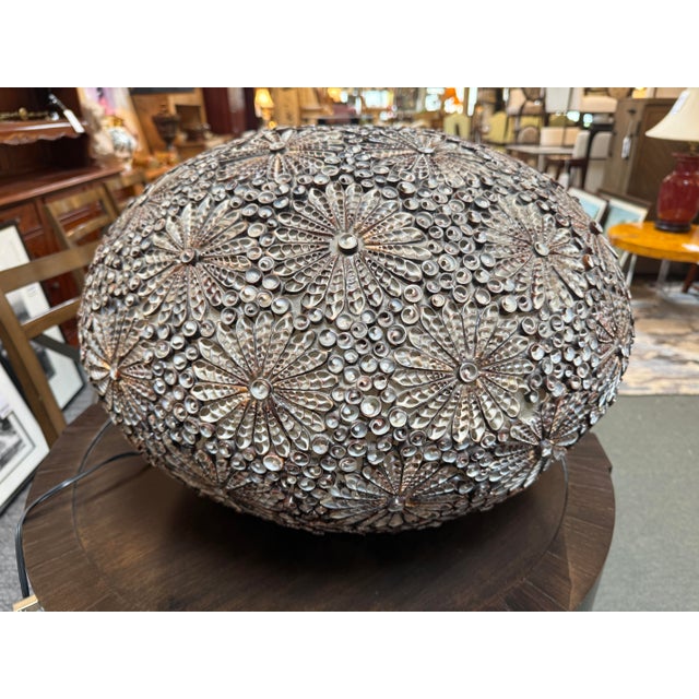 Contemporary Shell Mosaic Table Lamp For Sale - Image 3 of 12
