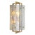 Vintage Brass and Handmade Glass Wall Lamps, Set of 2 For Sale - Image 4 of 8
