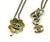Chanel Chanel Vintage Silver CC Mint Clover Pendant Necklace For Sale - Image 4 of 6