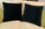 Textile Pair of Vintage Wool Needlepoint Pillows W/Black Velvet Backs & Down Inserts — 17.5” Square for Cottage Core, Grandmillennial & Traditional. See Pics! For Sale - Image 7 of 8