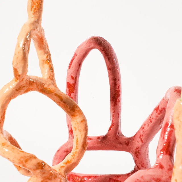 Damask Flower Candle Holder Set by Chilean ceramics artist Constanza Almazàn Carrasco. Born from the relationship between...