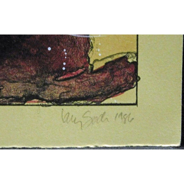 Larry Fodor "Moenkopi Buffalo Dancers 2" Original Color Lithograph H.Signed For Sale - Image 4 of 6