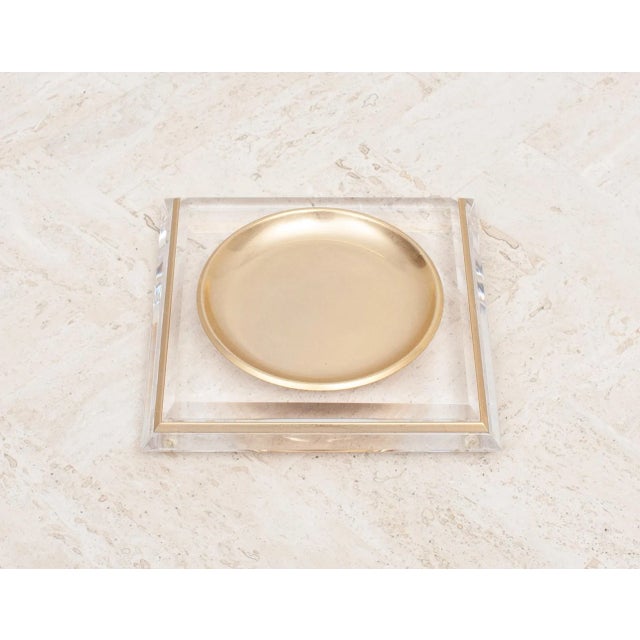 Hollywood Regency Business Card Holder, 1970s For Sale - Image 4 of 4