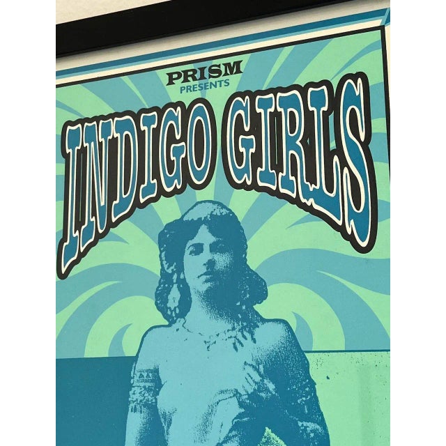 Printmaking Materials Arminski "Indigo Girls" Framed Screen Print C.1997 Closer to Fine Barbie For Sale - Image 7 of 8