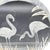 1980s Modern Flamingos in Water Round Reverse Carved Lucite Paperweight Sculpture For Sale In Los Angeles - Image 6 of 7