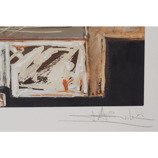 Abstract Composition, 1988, Mixed Media on Paper For Sale - Image 3 of 9