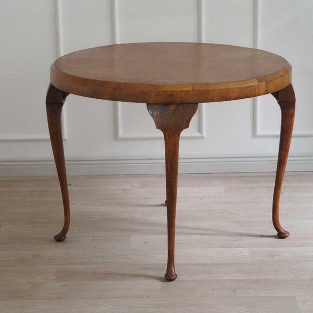 Brown Sofa Table, 1930s For Sale - Image 9 of 10