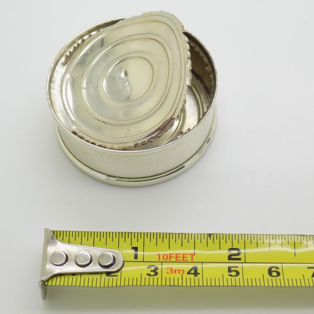 Vintage Italian Handmade Genuine Silver Opened Can Figurine, 1980s For Sale - Image 13 of 14