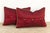 Red Rasa Red Pair of Zardozi Pillows For Sale - Image 8 of 8