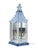Early 21st Century A Pair of Vintage Brighton Blue and White Chinese-Style Pagoda Wall Lamps For Sale - Image 5 of 17