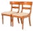 Baker Furniture English Regency Carved Maple Side Chairs or Dining Chairs, Pair For Sale
