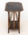 Black Chinoiserie Lacquered Bamboo Two-Tier Side Table For Sale - Image 8 of 9