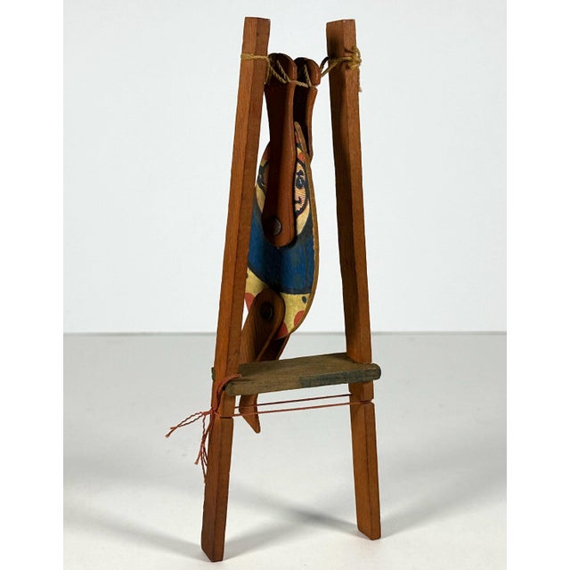Rare & Original Antique Palmer Cox Brownie Acrobat Squeeze Toy for your consideration. The toy measures approx. 8 1/2...