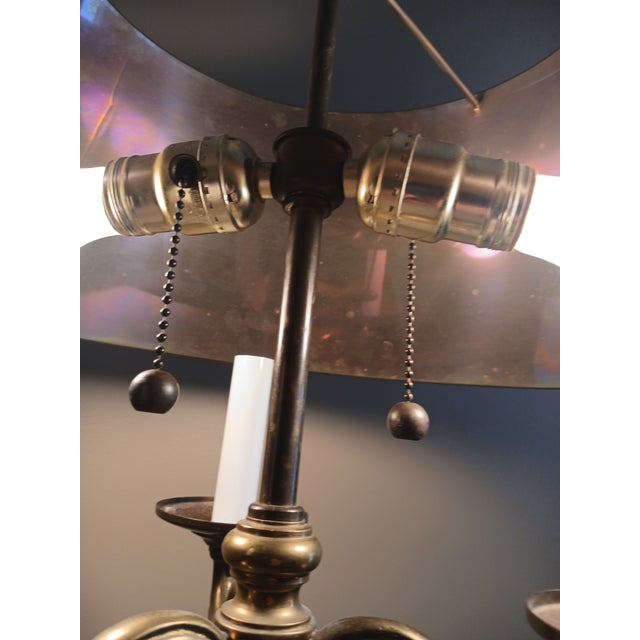 Early 20th Century Brass French-Style Bouillotte Lamp For Sale - Image 9 of 18