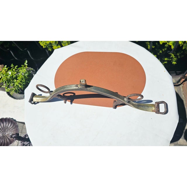 Pre-War Brass Horse Collar For Sale - Image 5 of 7