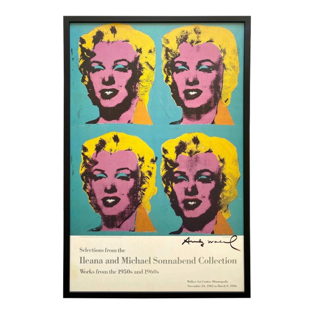 Andy Warholの絵 額縁付き 10%オフ Andy Warholの絵 額縁付き 10%オフ