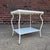 Mid-Century Modern Rare Salterini Patio Side Table Vitro Lite White Glass For Sale - Image 3 of 12