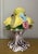 Vintage Italian Hand Painted Centerpiece Majolica Lemon Pedestal For Sale - Image 4 of 9