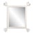 Fleur Home Carnival Vieux Rectangle Mirror in White Dove, 43x55 For Sale