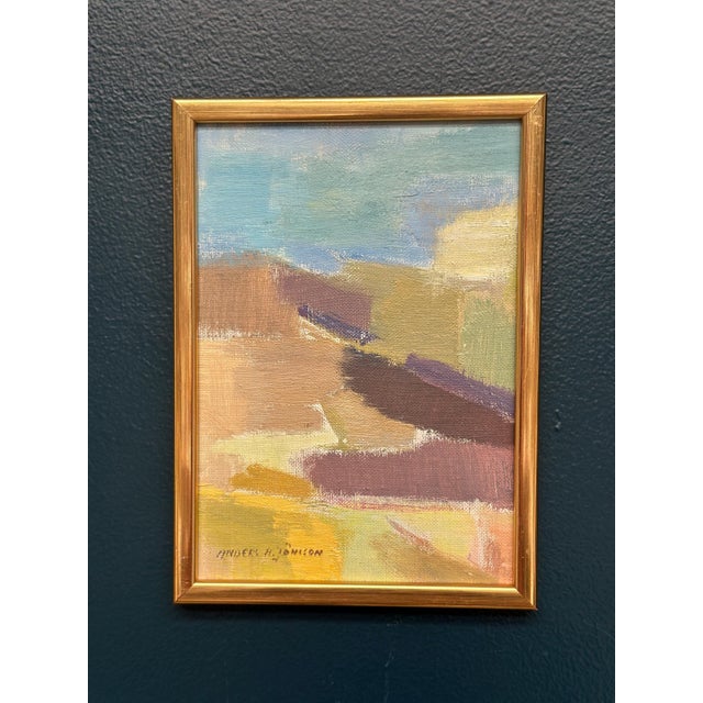Anders A. Jönsson, Sommardag Krokås, 1960s, Oil Painting on Panel, Framed For Sale - Image 15 of 17
