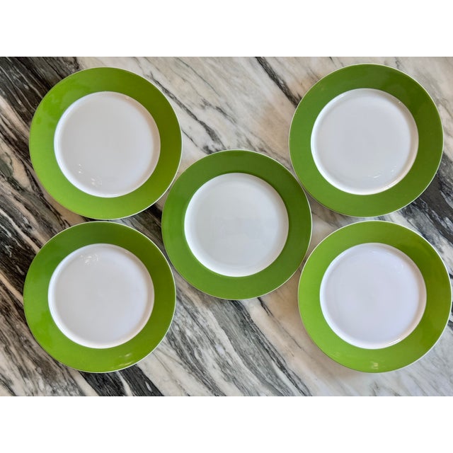 Ceramic Vera Neumann Papillon Dreams Stripe Up the Bands Plates - 13 Pieces For Sale - Image 7 of 14