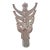 Vintage Austin Productions Brutalist Durastone Menorah Candelabra For Sale