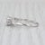 Modern Vintage Round 0.64ctw Diamond Engagement Ring 900 Platinum Size 7.25 For Sale - Image 3 of 8