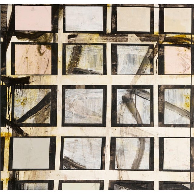 Late 20th Century Large Tsibi Geva Abstract Painting, Untitled For Sale - Image 4 of 8