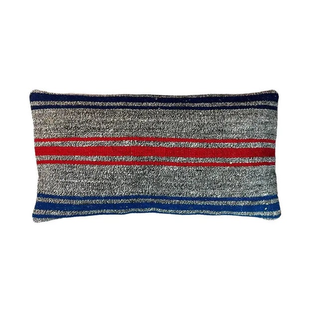 Vintage Turkish Kilim Cushion Cover, 1970s For Sale - Image 9 of 11